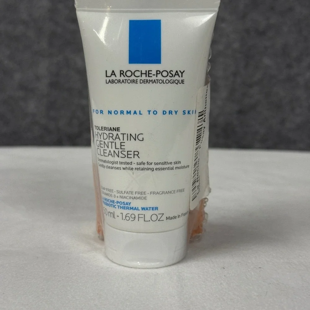 La Roche Posay Hydrating Gentle Cleanser and SPF50 Sunscreem Duo 50ml 1.69 FL OZ